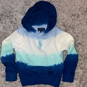 Ralph Lauren 3t tye dye long sleeve hoodie